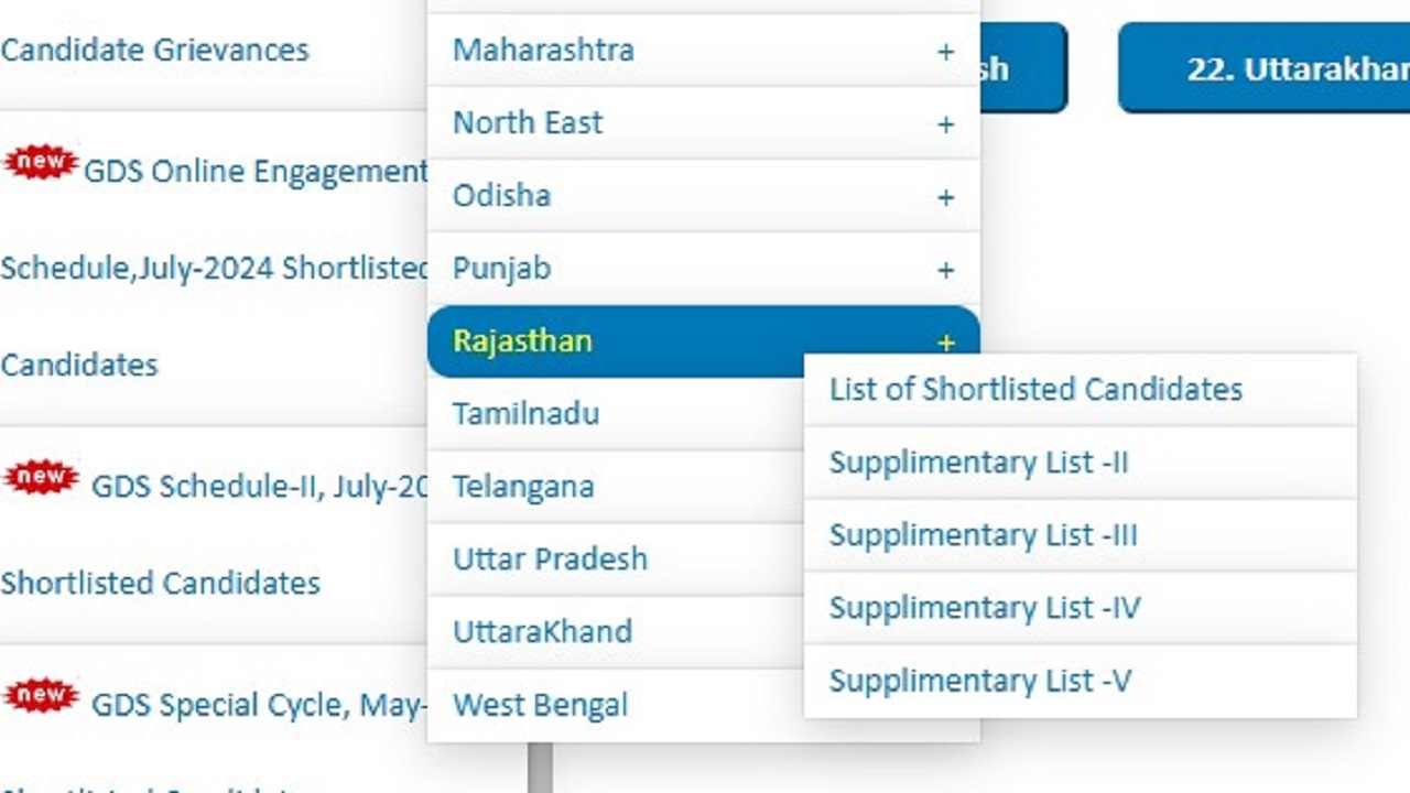 GDS 6th Merit List