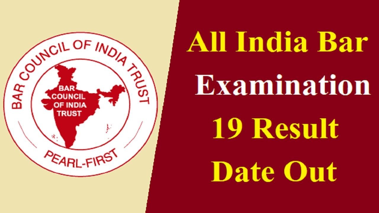 All India Bar Examination 19 Result