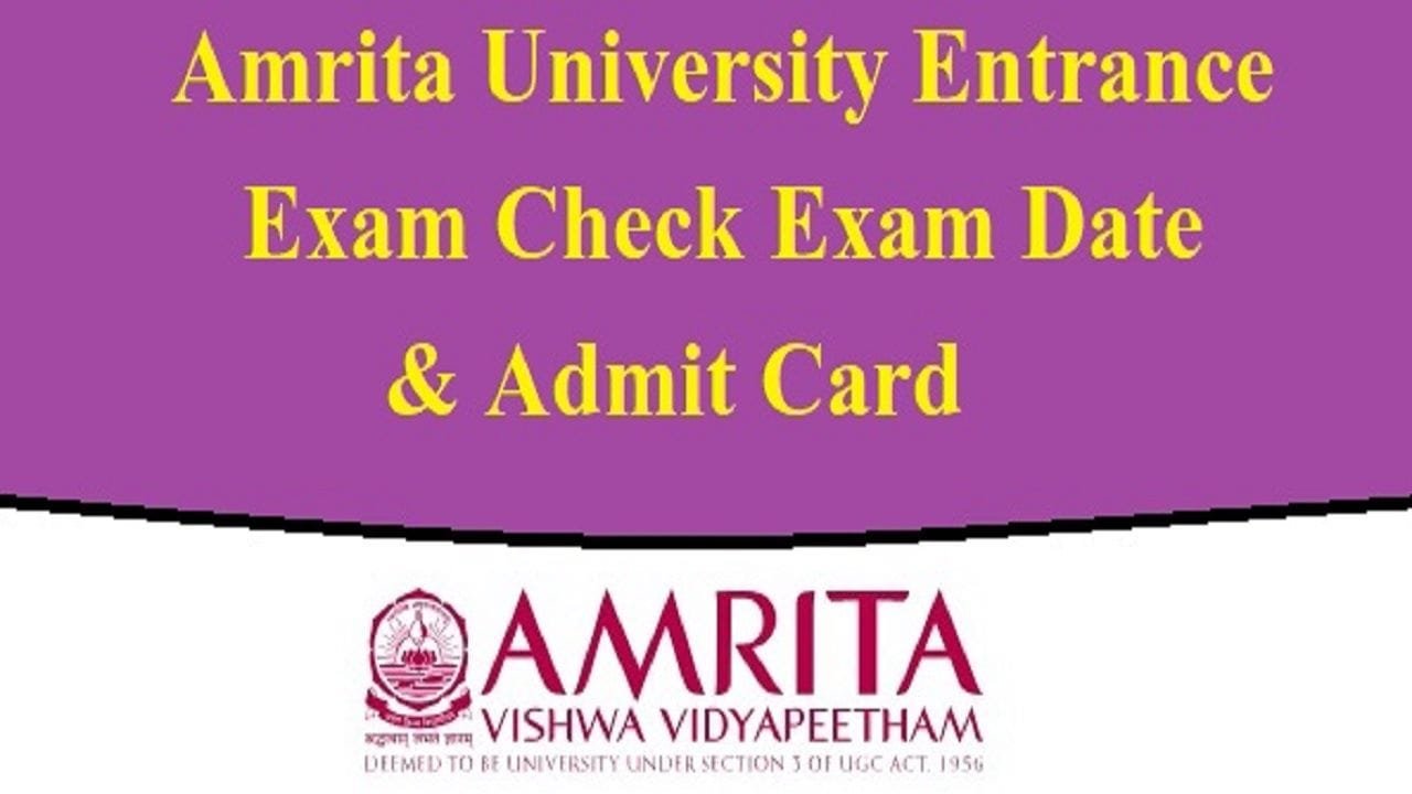 Amrita University Entrance Exam 2025