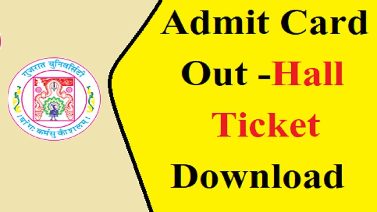 Gujarat University Admit Card