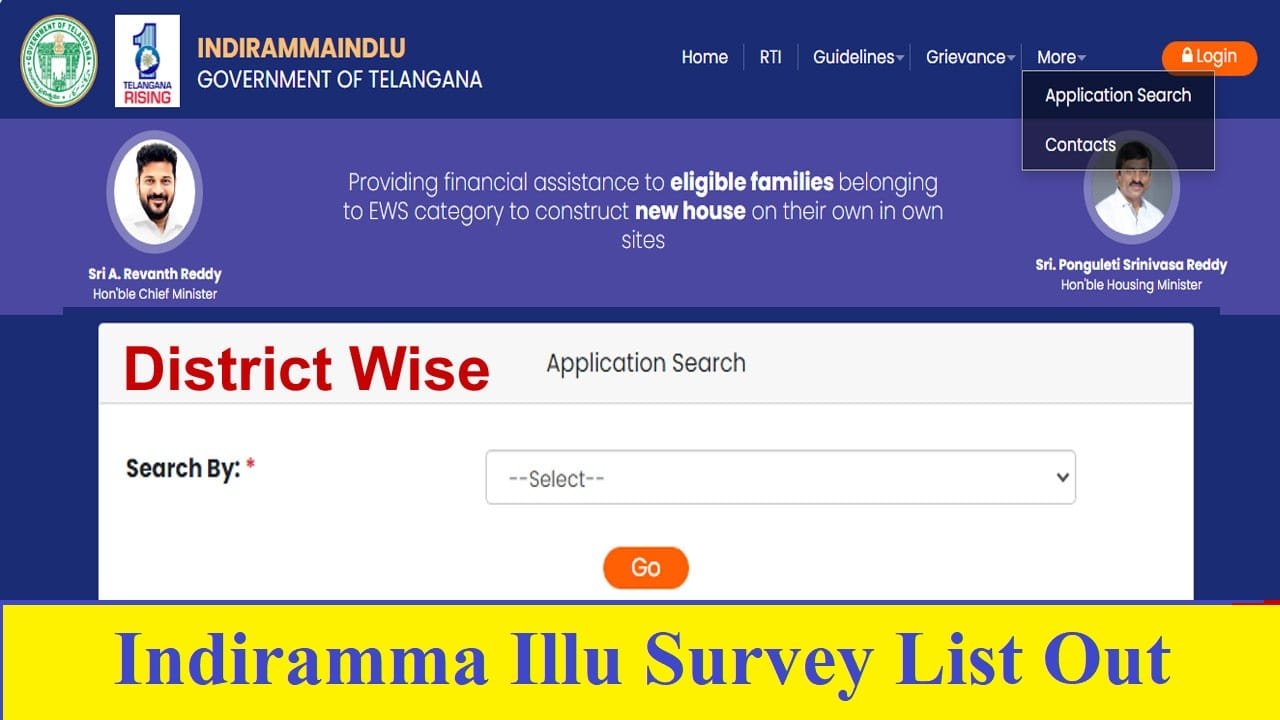 Indiramma Illu Survey List