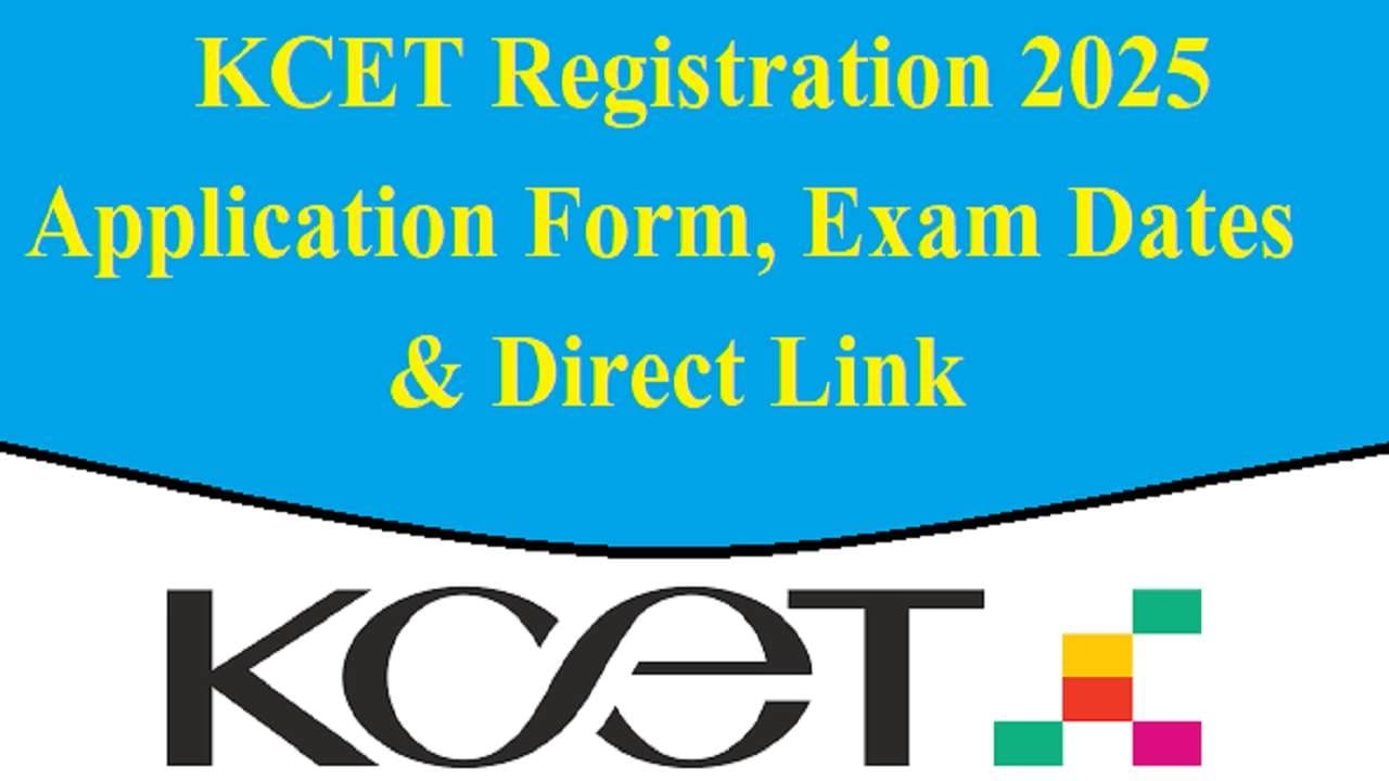 KCET Registration 2025 Application Form