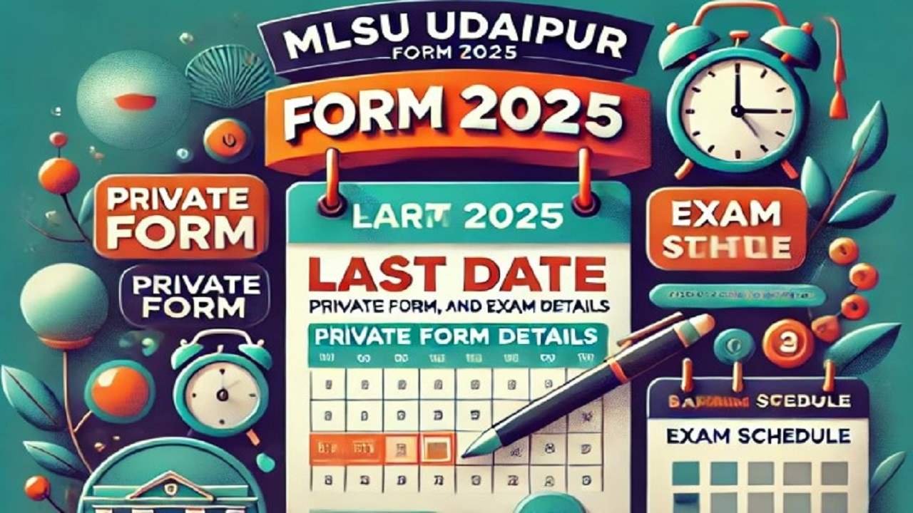 MLSU Udaipur Form