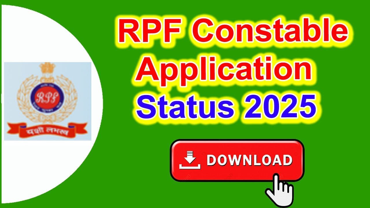 RPF Constable Application Status