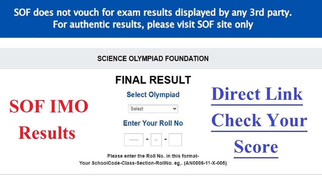 SOF IMO Results