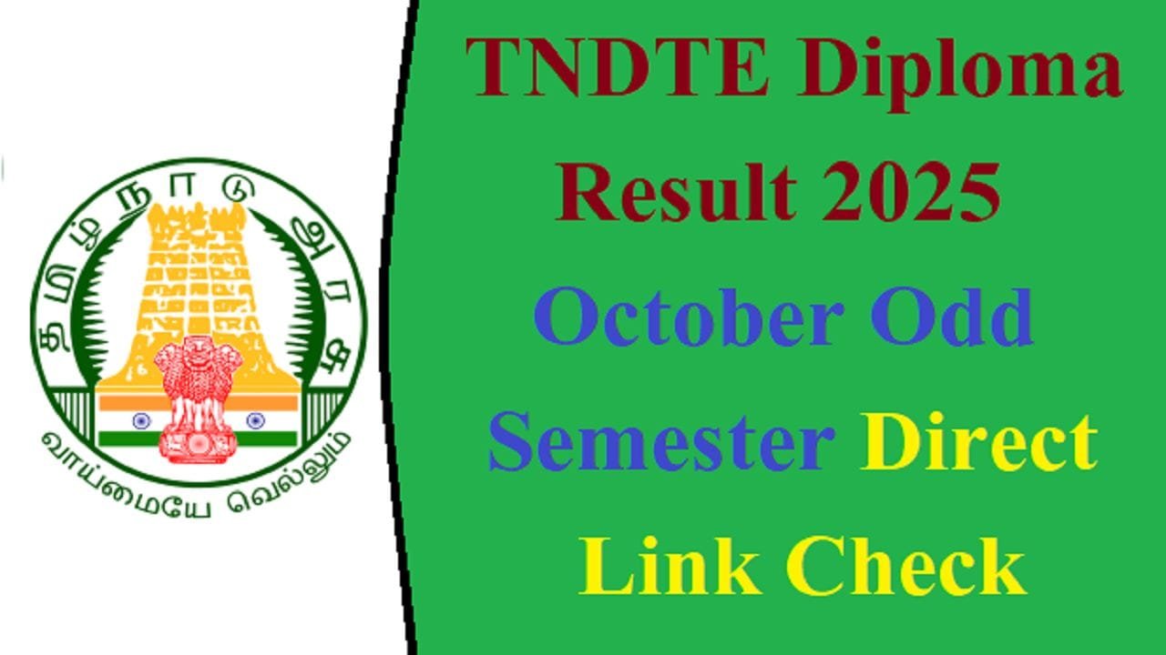 TNDTE Diploma Result 2025