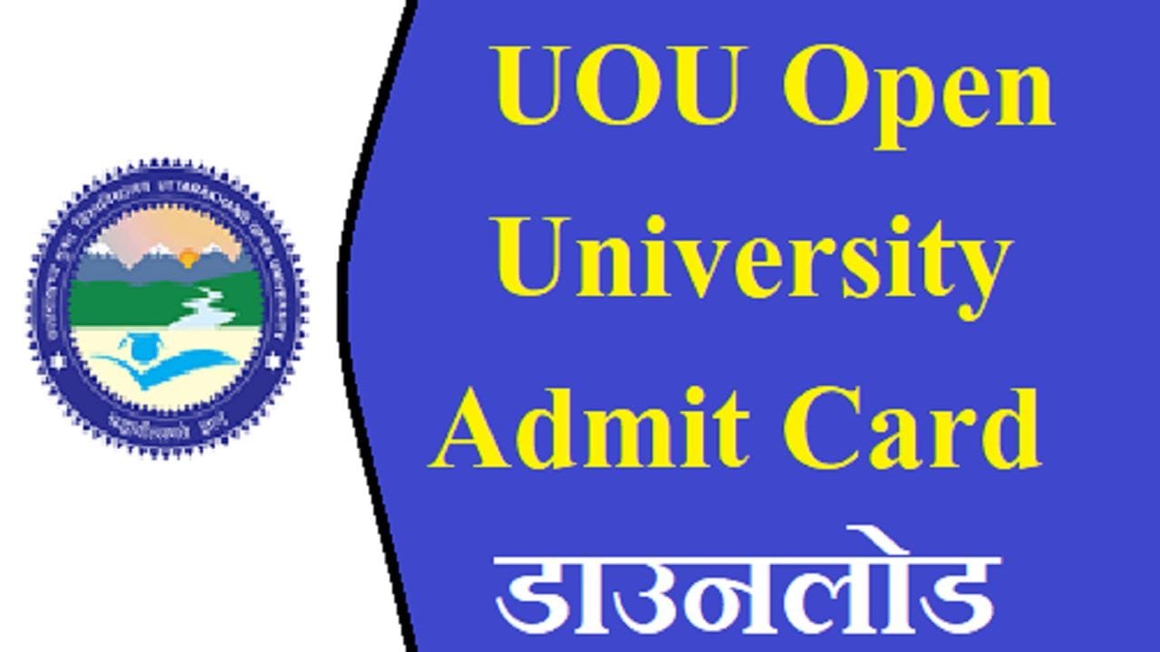 Uttarakhand Open University Admit Card