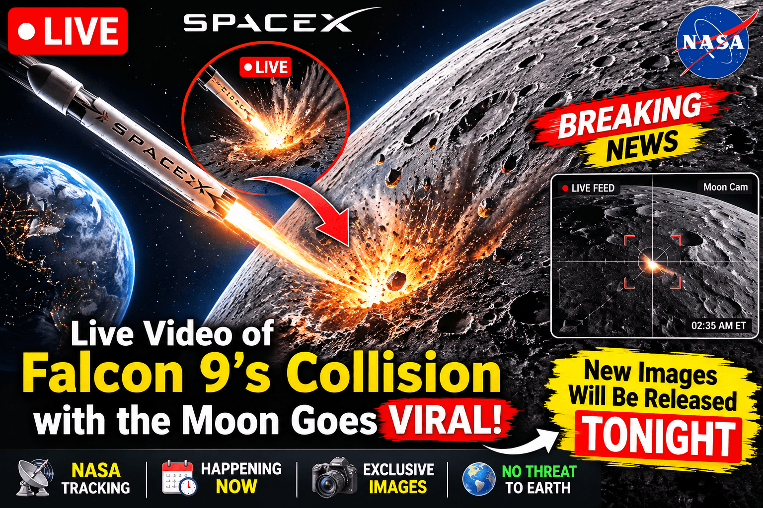 moon crash tonight